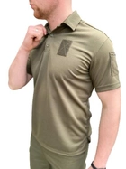 Тактическая футболка поло COOLMAX ОЛИВА, размер 48 (M) - изображение 3