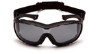 Тактические очки баллистические Pyramex V3T Anti-Fog, черные - изображение 2