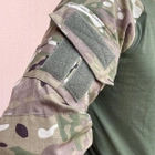 Рубашка мужская военная тактическая с липучками ВСУ (ЗСУ) Украина Ubaks Убакс Мультикам 7197 S 46 р - изображение 5