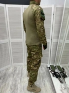 Мужской армейский костюм мультикам для ВСУ (ЗСУ) Tactical тактическая форма убакс и брюки Турция XL 7284 - изображение 3