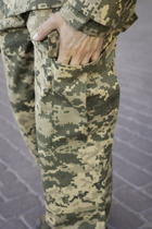 Чоловічий літній армійський костюм для ЗСУ (ЗСУ) тактична форма ріп-стоп Україна Піксель 48 розмір 7111 - зображення 6