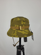 Тактическая боевая военная панама коттон с сеткой ВСУ (ЗСУ) Пиксель 1054-60 7031 60 размер зеленая - изображение 4