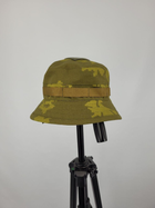 Тактическая боевая военная панама коттон с сеткой ВСУ (ЗСУ) Пиксель 1054-60 7031 60 размер зеленая - изображение 6