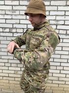Мужской армейский костюм мультикам для ВСУ (ЗСУ) Tactical тактическая форма Турция 48 р 7158 - изображение 9