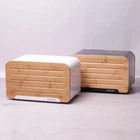 Металева хлібниця з бамбуковою кришкою Kamille KM-1107 3223162
