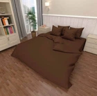 Постельное белье Бязь Голд Люкс, Vital Textile Эвро 200х220см (BL-18) коричневый