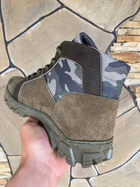 Мужские ботинки тактические военные 38 25,5 см Олива (00985) - изображение 5