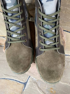 Мужские ботинки тактические военные 38 25,5 см Олива (00985) - изображение 7