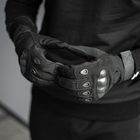 Перчатки Тактические полнопалые с накладкой 001 Черный XL SSpe1 310 - изображение 2