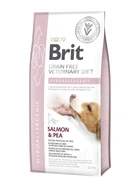 Сухой корм для всех возрастов Brit VetDiets при пищевой аллергии с лососем горохом и гречкой