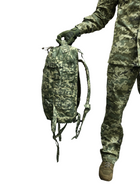 Тактический военный рюкзак ВСУ 30 л пиксель ММ14 Кордура Сordura по ГОСТу - изображение 3