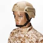 Защитный шлем для страйкбола, пейнтбола! Тактическая маскировочная каска! Vichandar Хаки - зображення 1