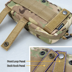 Тактична багатофункціональна сумка кріплення MOLLE до плитоноски IDOGEAR - зображення 9