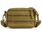 Армейская сумка подсумок на пояс или плече Защитник 131 хаки - изображение 2