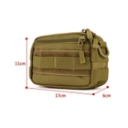 Армейская сумка подсумок на пояс или плече Защитник 131 хаки - изображение 14