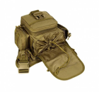 Мужская военная наплечная сумка Защитник 113 хаки - изображение 10
