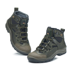 Ботинки зимние тактические мужские, черевики тактичні чоловічі зимові, натуральна шкіра, размер 44, Bounce ar. BP-HA-1044, цвет хаки - изображение 3