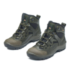 Ботинки зимние тактические мужские, черевики тактичні чоловічі зимові, натуральна шкіра, размер 39, Bounce ar. BP-HA-1039, цвет хаки - изображение 7