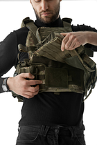 Плитоноска тактична SYLA Cordura 1000 с розгрузочною системою Multicam - зображення 7