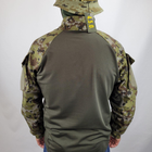 Рубашка мужская военная тактическая с липучками рип-стоп ВСУ (ЗСУ) Ubaks Убакс 20221839 7290 L 50 р хаки - изображение 5