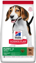 Сухий корм для цуценят середніх порід Hill's Science Plan Puppy Medium Breed з ягнятком та рисом