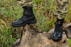 Берці тактичні. Чоловічі ультралегкі бойові черевики Мaxsteel 48 Hi-legs Black (318мм) чорні - зображення 6