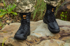 Берці тактичні. Чоловічі ультралегкі бойові черевики Мaxsteel 48 Hi-legs Black (318мм) чорні - зображення 7