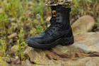 Берці тактичні. Чоловічі ультралегкі бойові черевики Мaxsteel 46 Hi-legs Black (304мм) чорні - зображення 7