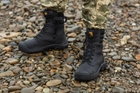 Берці тактичні. Чоловічі бойові черевики з водостійкою мебраною Мaxsteel Waterproof Black 43 (284мм) чорні - зображення 4