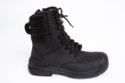 Берці тактичні. Чоловічі бойові черевики з водостійкою мебраною Мaxsteel Waterproof Black 45 (297мм) чорні - зображення 8