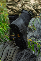 Берці тактичні. Чоловічі ультралегкі бойові черевики Мaxsteel Hi-legs Black 47 (311мм) чорні - зображення 3