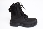 Берці тактичні. Чоловічі бойові черевики з водостійкою мебраною Мaxsteel Waterproof Black 46 (304мм) чорні - зображення 8
