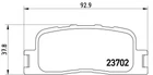 Гальмівні колодки дискові Brembo (P83088)