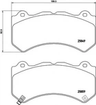 Гальмівні колодки дискові Brembo (P37018)