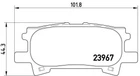 Гальмівні колодки дискові Brembo (P83068)