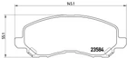 Гальмівні колодки дискові Brembo (P54030)