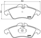 Гальмівні колодки дискові Brembo (P50080)