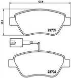 Гальмівні колодки дискові Brembo (P23085)