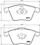 Гальмівні колодки дискові Brembo (P24057)