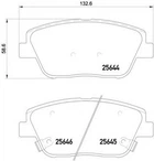 Гальмівні колодки дискові Brembo (P30066)