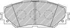 Тормозные колодки дисковые Ferodo (FDB1891)
