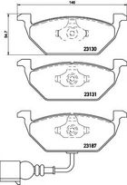 Гальмівні колодки дискові Brembo (P85072)