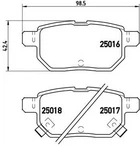 Гальмівні колодки дискові Brembo (P83133)