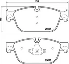 Гальмівні колодки дискові Brembo (P61107)
