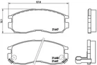 Гальмівні колодки дискові Brembo (P54014)