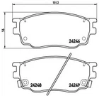Гальмівні колодки дискові Brembo (P49033)