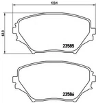 Гальмівні колодки дискові Brembo (P83055)
