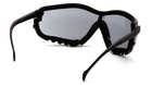 Очки защитные с уплотнителем Pyramex V2G Anti-Fog, черные - изображение 4