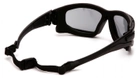 Очки защитные с уплотнителем Pyramex i-Force XL (Anti-Fog) черные - изображение 4