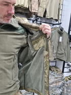 Куртка мужская тактическая Мультикам Combat Турция Софтшел Soft-Shell ВСУ (ЗСУ) XXL 8071 - изображение 3